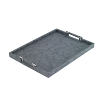 Stingray Rectangular Serving Trays with Handles, view 6