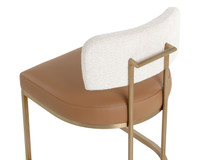 Larissa Napa Cognac / Rhea Light Barley Dining Chair