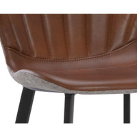 Arabella Barstool Bravo Cognac / November Grey