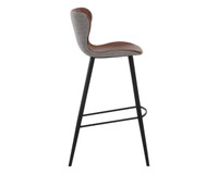 Arabella Barstool Bravo Cognac / November Grey