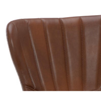 Arabella Barstool Bravo Cognac / November Grey, view 2