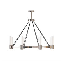 Dixon Chandelier - Polished Nickel | Bone & Brass