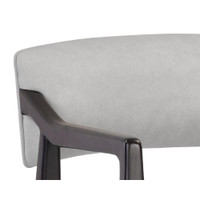 Keagan Barstool Saloon Light Grey Leather, view 2