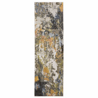 Caravan Charcoal Multi-Colored Contemporary Rug, view 6