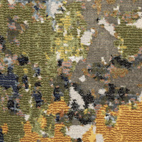 Caravan Charcoal Multi-Colored Contemporary Rug, view 5