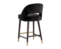 Monae Abbington Black Counter Stool