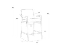 Meadow Vault Fog Counter Stool