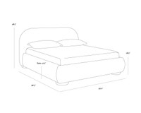 Marin King - Kona Camel Bed