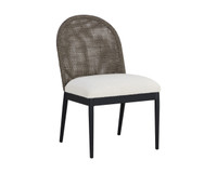 Calandri Black - Louis Cream Dining Chair