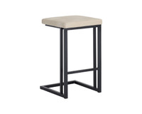 Boone Black - Bravo Cream Counter Stool