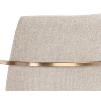Rayla Dining Belfast Oatmeal Armchair, view 4