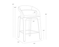 Atika Ivanhoe Mineral Counter Stool