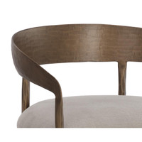 Zanatta Hammered Brass Counter Stool, view 2