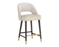Monae Bravo Cream / Polo Club Muslin Counter Stool
