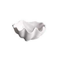 Vida Ocean Shell Small Bowl (White) | Bone & Brass