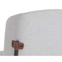 Pearce Light Grey / Bravo Cognac Counter Stool