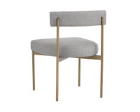 Seneca Antique Brass - Arena Cement Dining Chair