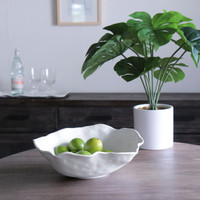Vida Nube Large Round Bowl (White), view 7