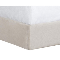 Nylah Queen - Bergen Taupe Bed, view 2