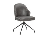 Bretta Swivel Overcast Grey Dining Chair
