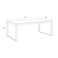 Evert High Coffee Table, view 7
