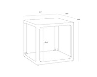 Doncaster Black Side Table