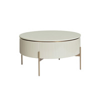 Paloma Lift Top High Gloss Cream Coffee Table, view 3