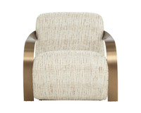 Sonesta Antique Brass - Haute Cobblestone Lounge Chair