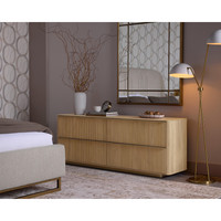 Kalla Rustic Oak Dresser