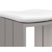 Verin Barstool Greige - Stinson White, view 3