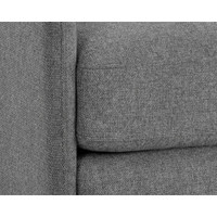 Marcela Swivel Belfast Koala Grey Lounge Chair