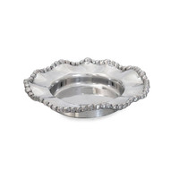 Silver Organic Pearl Wine Coaster | Bone & Brass