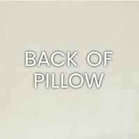 Carlyle Blush Decorative Throw Pillow, showing the back of the pillow.