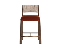 Bayard Dark Bronze - Meg Rust / Terri Nutmeg Counter Stool