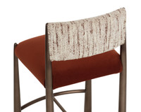 Bayard Dark Bronze - Meg Rust / Terri Nutmeg Counter Stool
