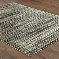 Bowen Black Multi-Colored Abstract Rug, view 5