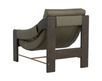 Rafferty Brown - Ludlow Dark Olive Leather Lounge Chair