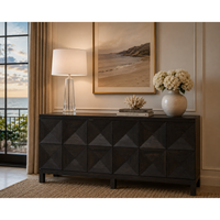 Sector 3 Door Sideboard Ebony Walnut, view 2