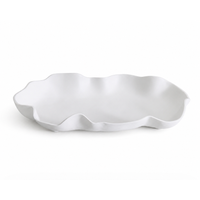 Vida Nube Large Platter (White) | Bone & Brass