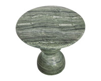 Raul Bistro Marble Look - Sage - 34" Table