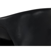 Orson Black Lounge Chair, view 3