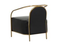 Cicero Cantina Black Lounge Chair