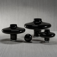 Noir Crystal Glass Decorative Balls, view 6