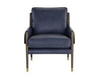 Mauti Distressed Brown - Cortina Ink Leather Armchair