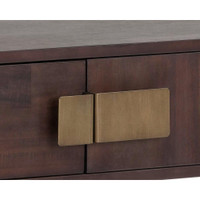 Jade Antique Brass - Dark Mango Console Table