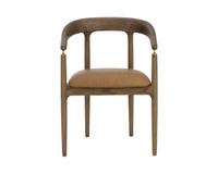 Valmont Dining Milliken Cognac Armchair
