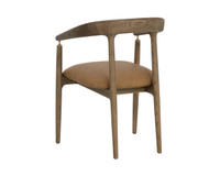 Valmont Dining Milliken Cognac Armchair