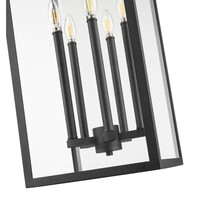 Black Grand Glass Outdoor Pendant, view 3