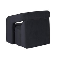 Kendrick Swivel Abbington Black Lounge Chair, view 3