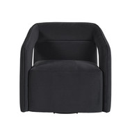 Kendrick Swivel Abbington Black Lounge Chair, view 4